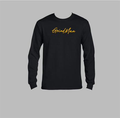 Mens-black-gold-jaguar-saints-graphic-tshirt-long-sleeve