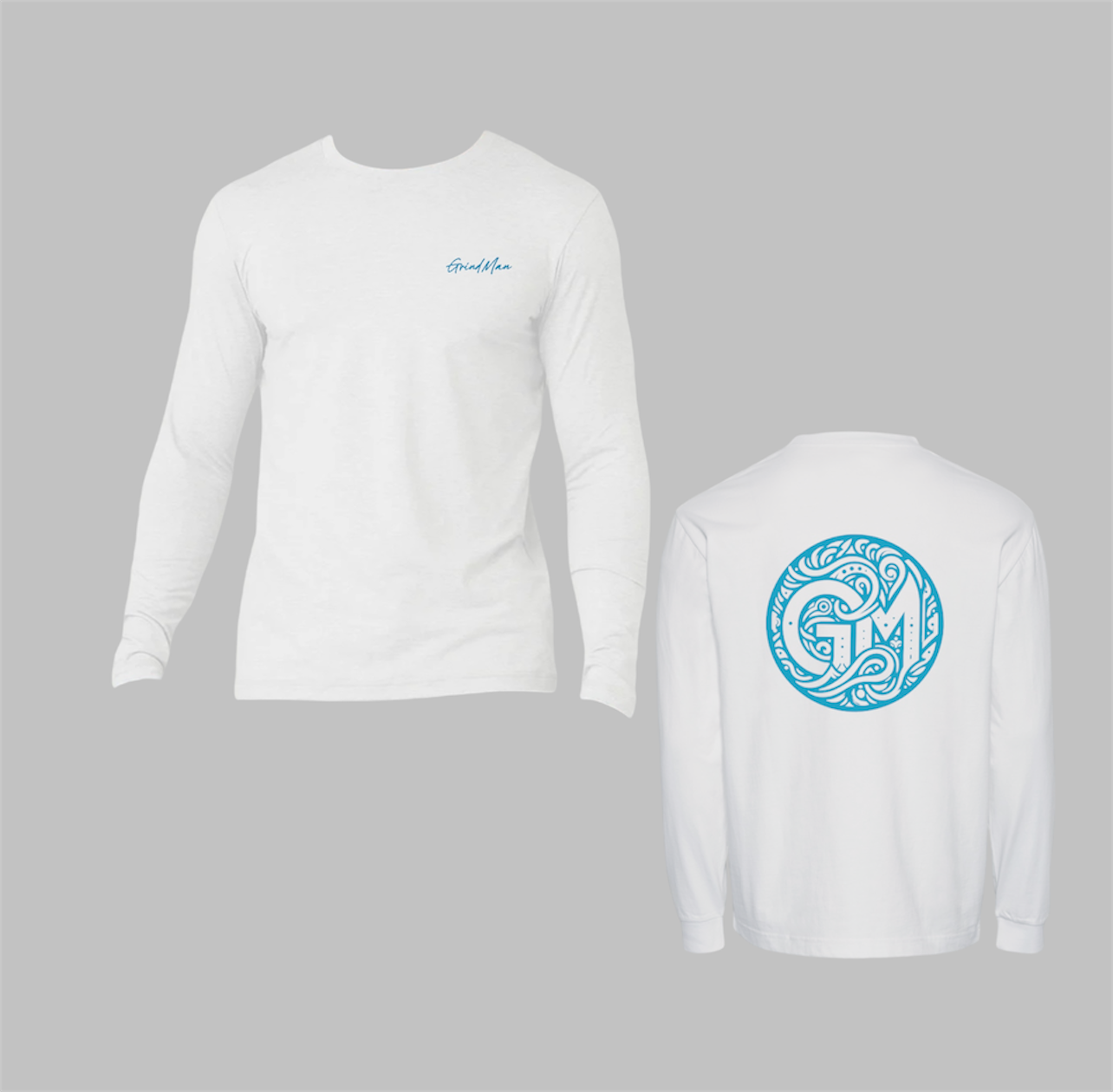 Big 'GM' Long Sleeve T-Shirt