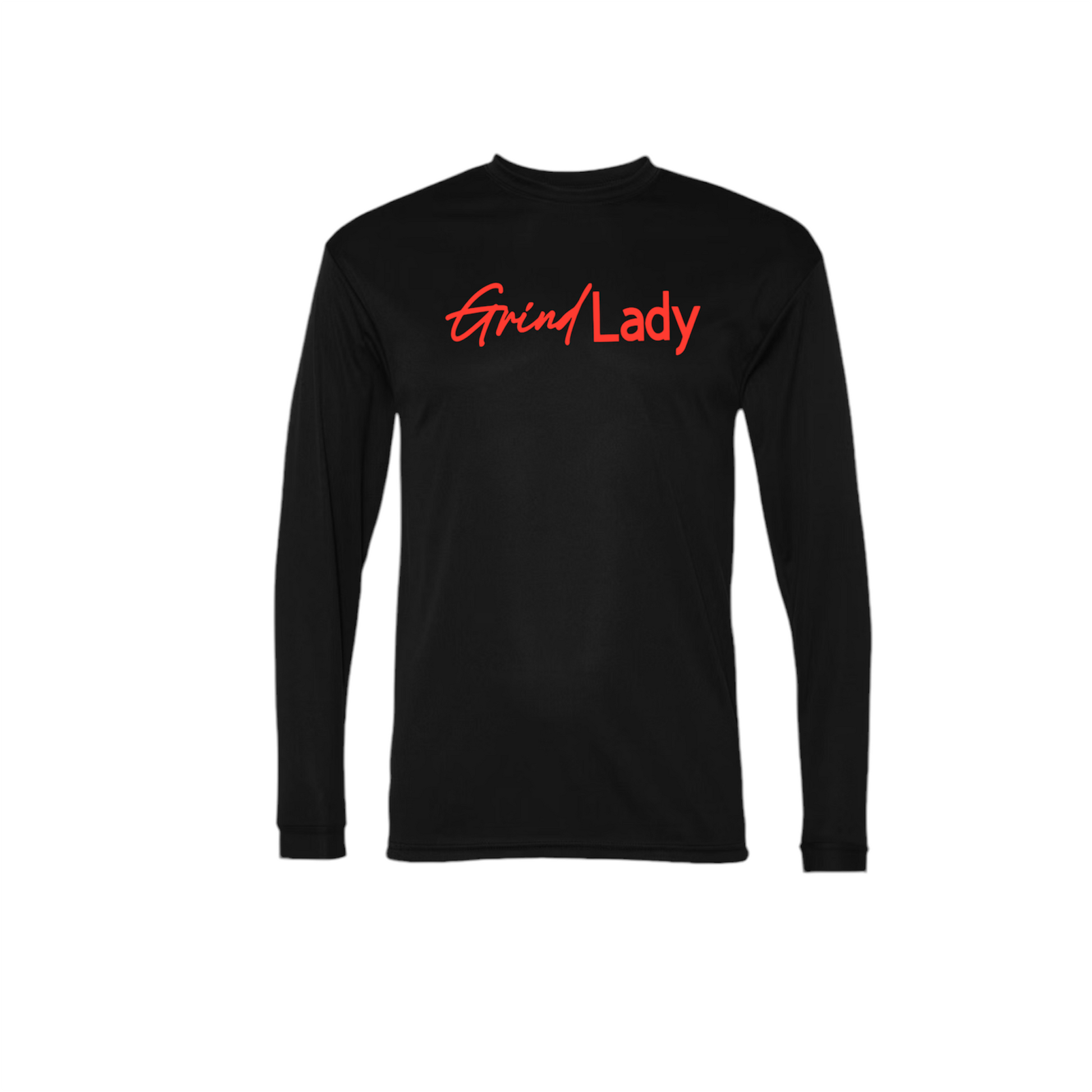 Womens-black-red-graphic-tshirt-long-sleeve