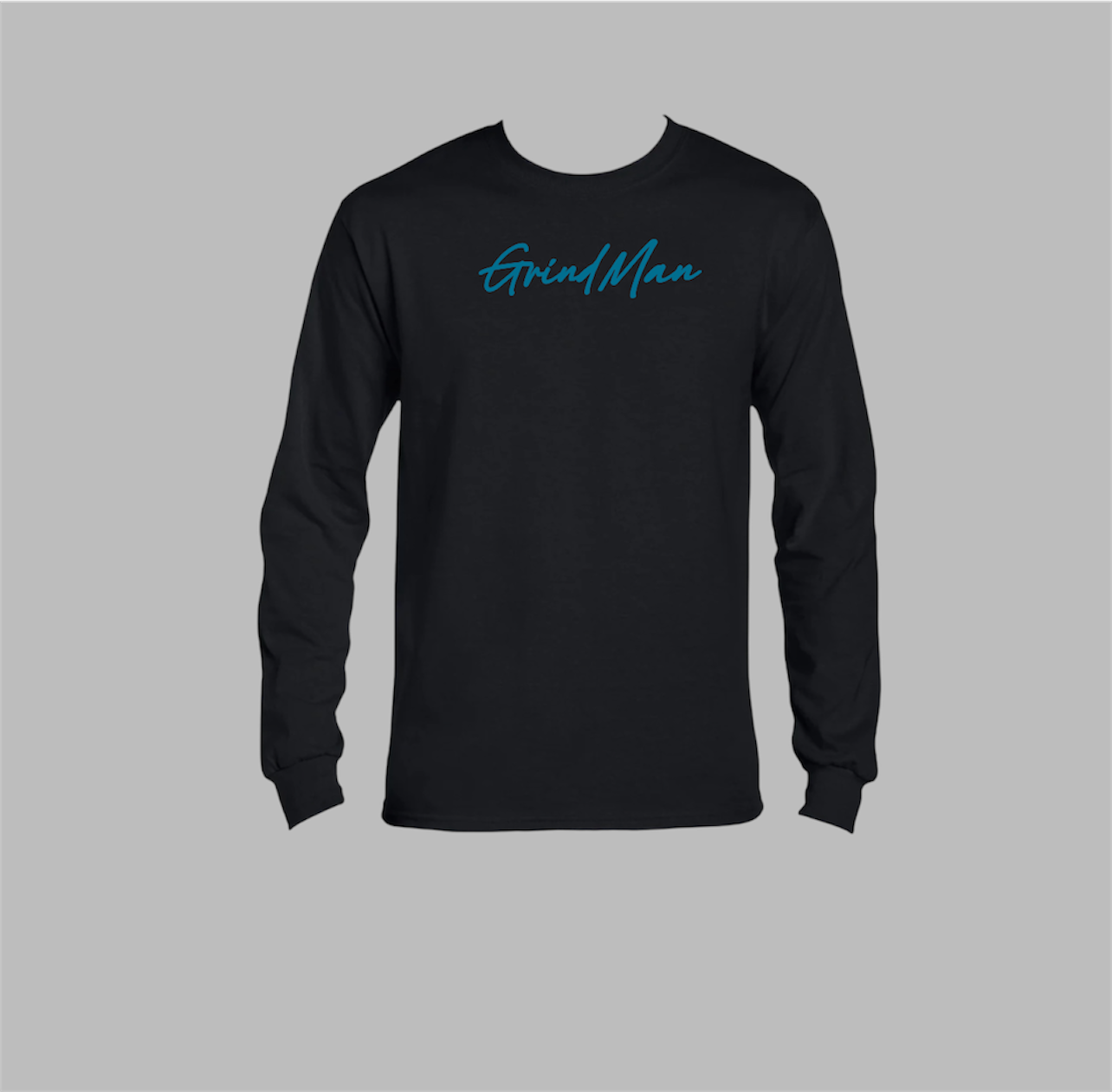 Mens-black-teal-jaguars-graphic-tshirt-long-sleeve