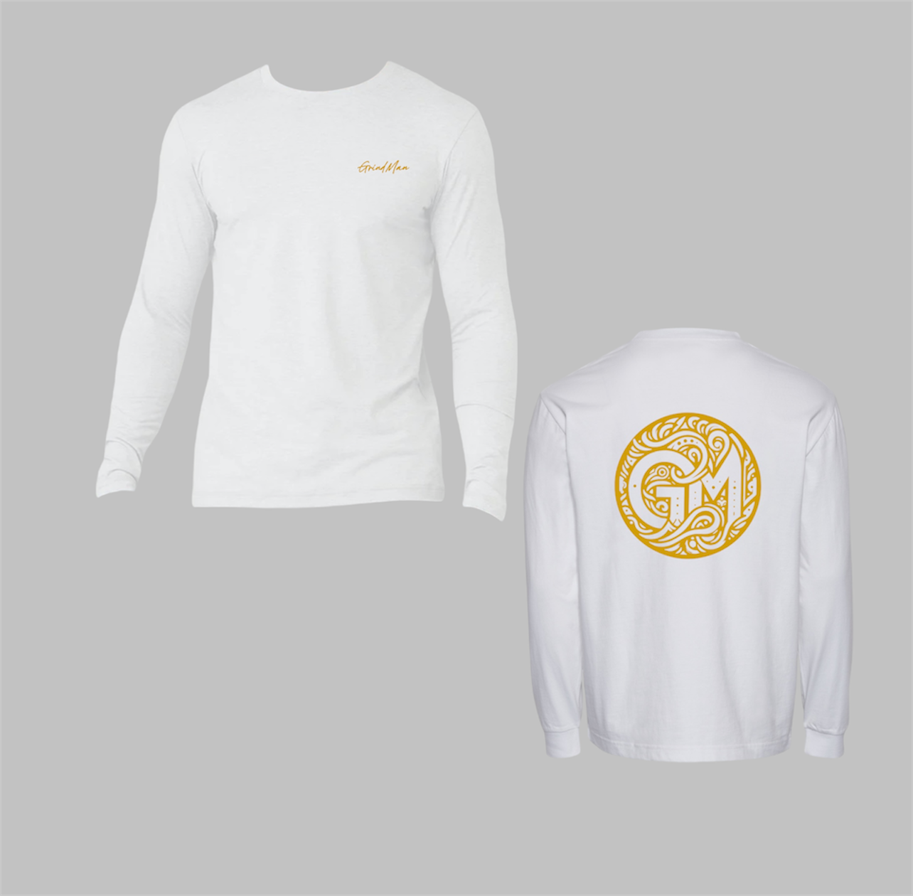 Big 'GM' Long Sleeve T-Shirt