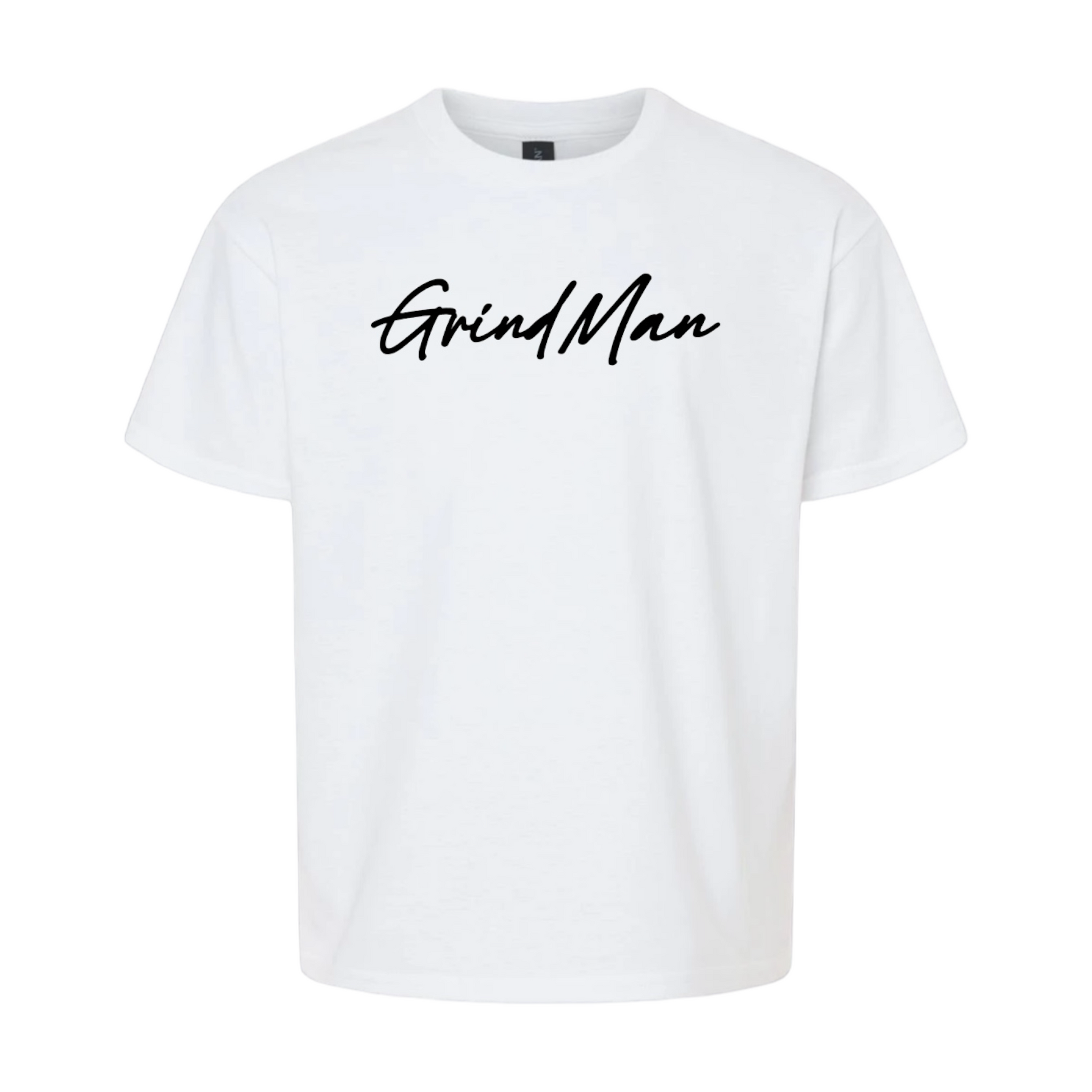 Men-Premium-Tshirt-GrindMan-White-Black